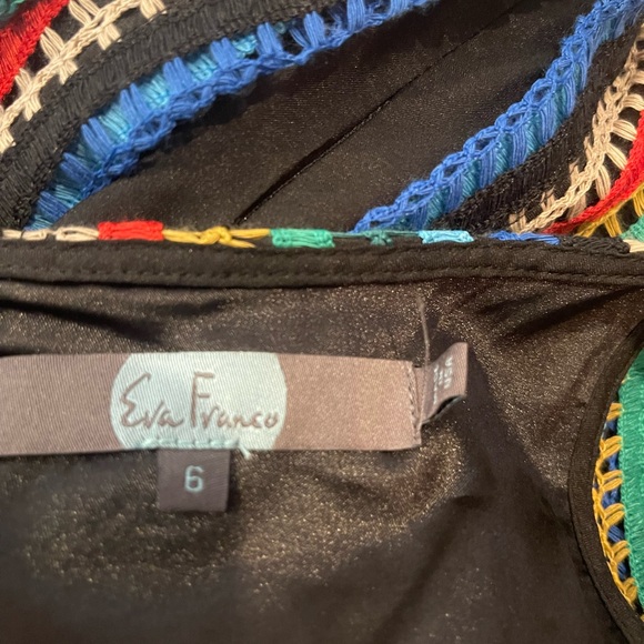 guc eva franco Multicolor Striped perforated Sleeveless Dress 6 - Picture 7 of 15